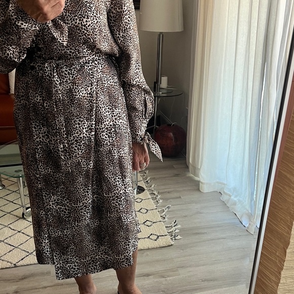 Baum und Pferdgarden animal print silk MIDI dress - Picture 4 of 13